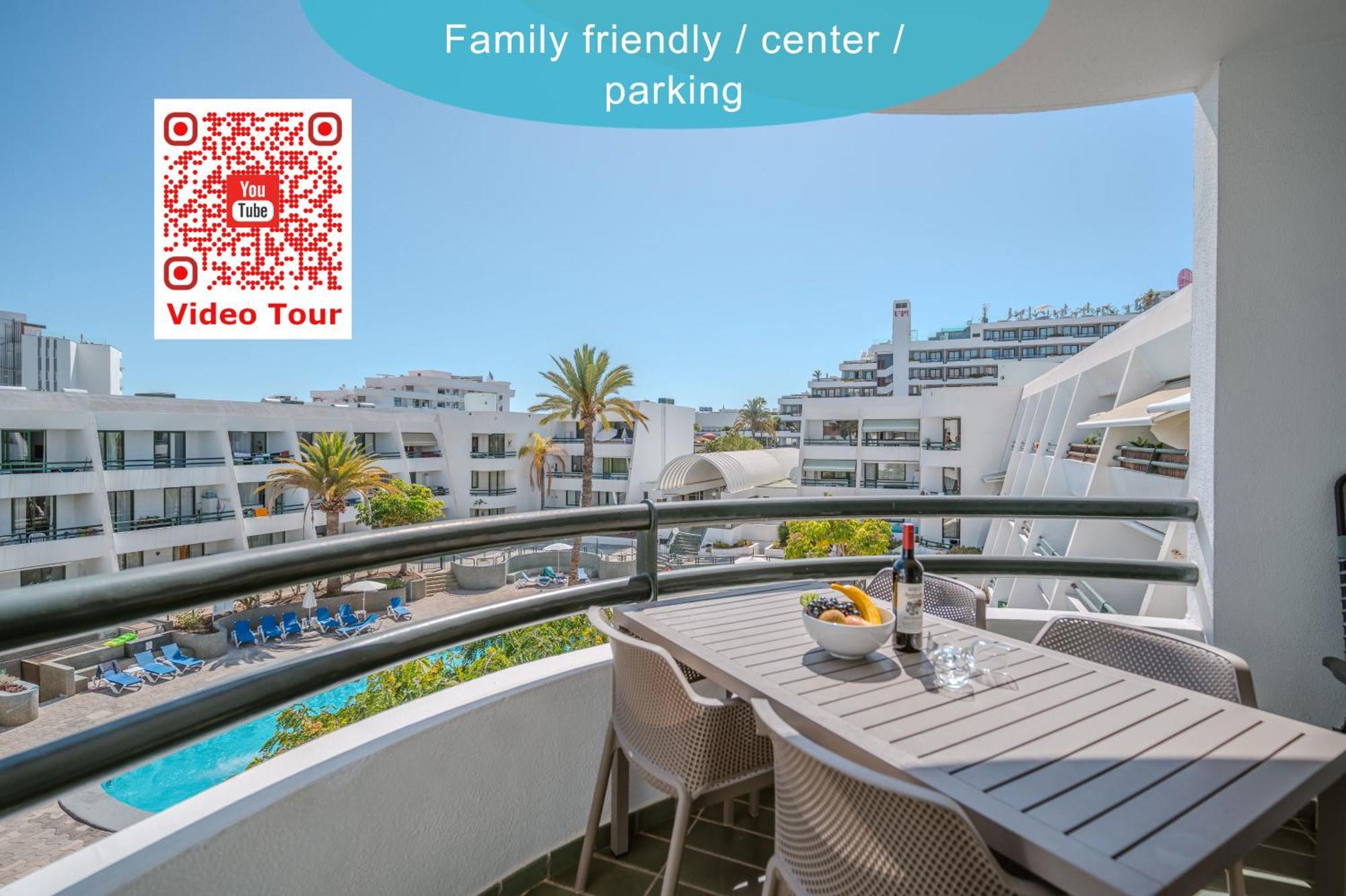 Go2Tenerife Apart Sira Family, Pool & Beach بلايا ذي لاس أميريكاس المظهر الخارجي الصورة
